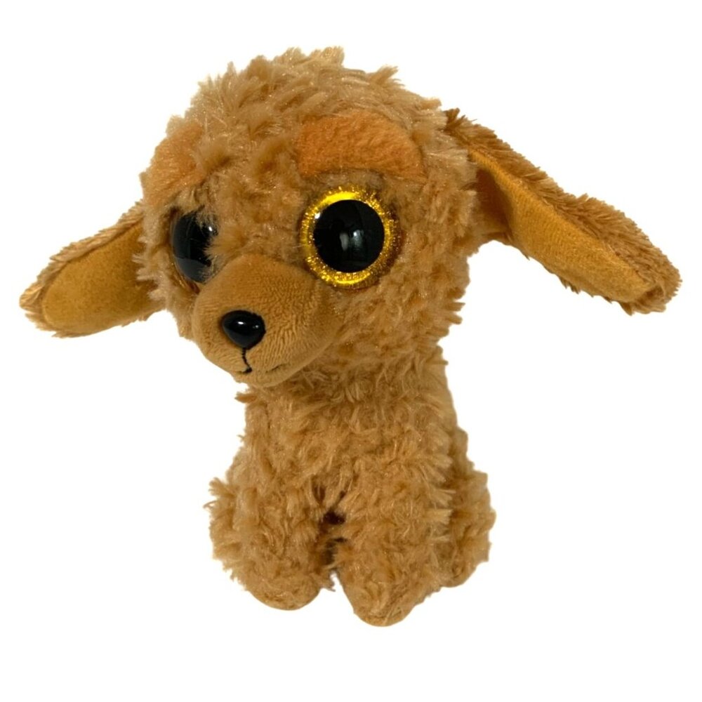 Ty Beanie Boos 6 in Tall Noodles Beige Tan Plush Stuffed Animal Toy Golden Doogl